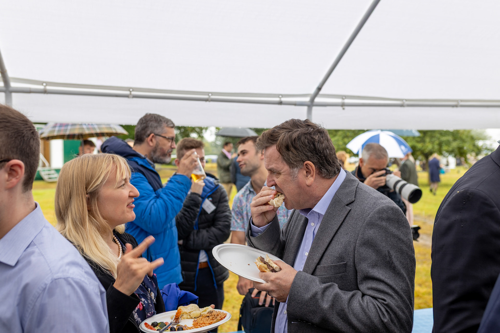 Mel Stride in Bunwell, Norfolk for the Conservative Leadership Contest