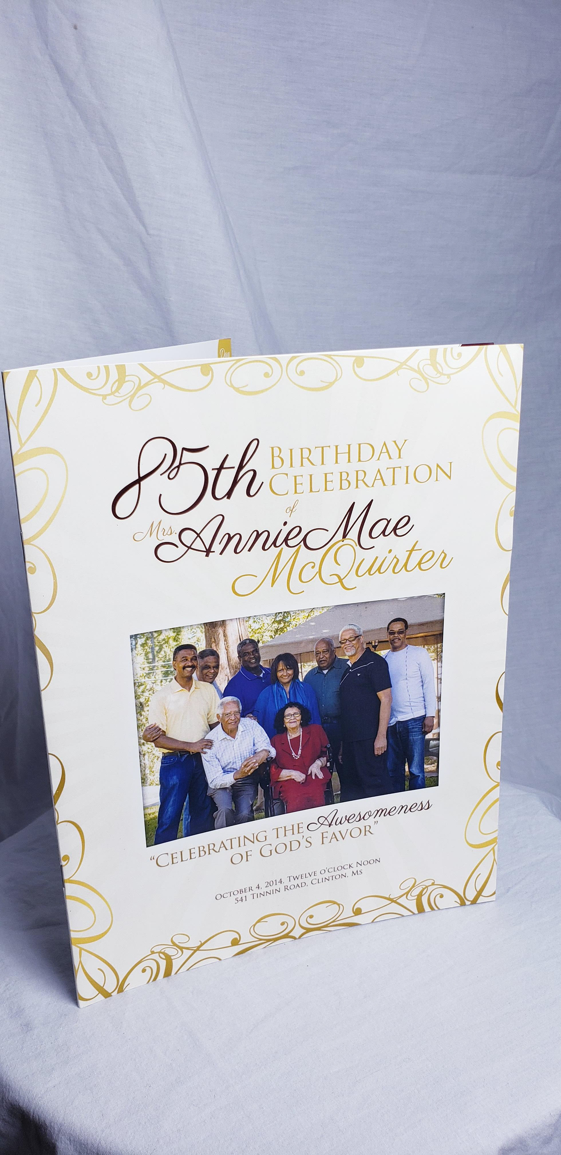 Birthday Photo Memory Booklet