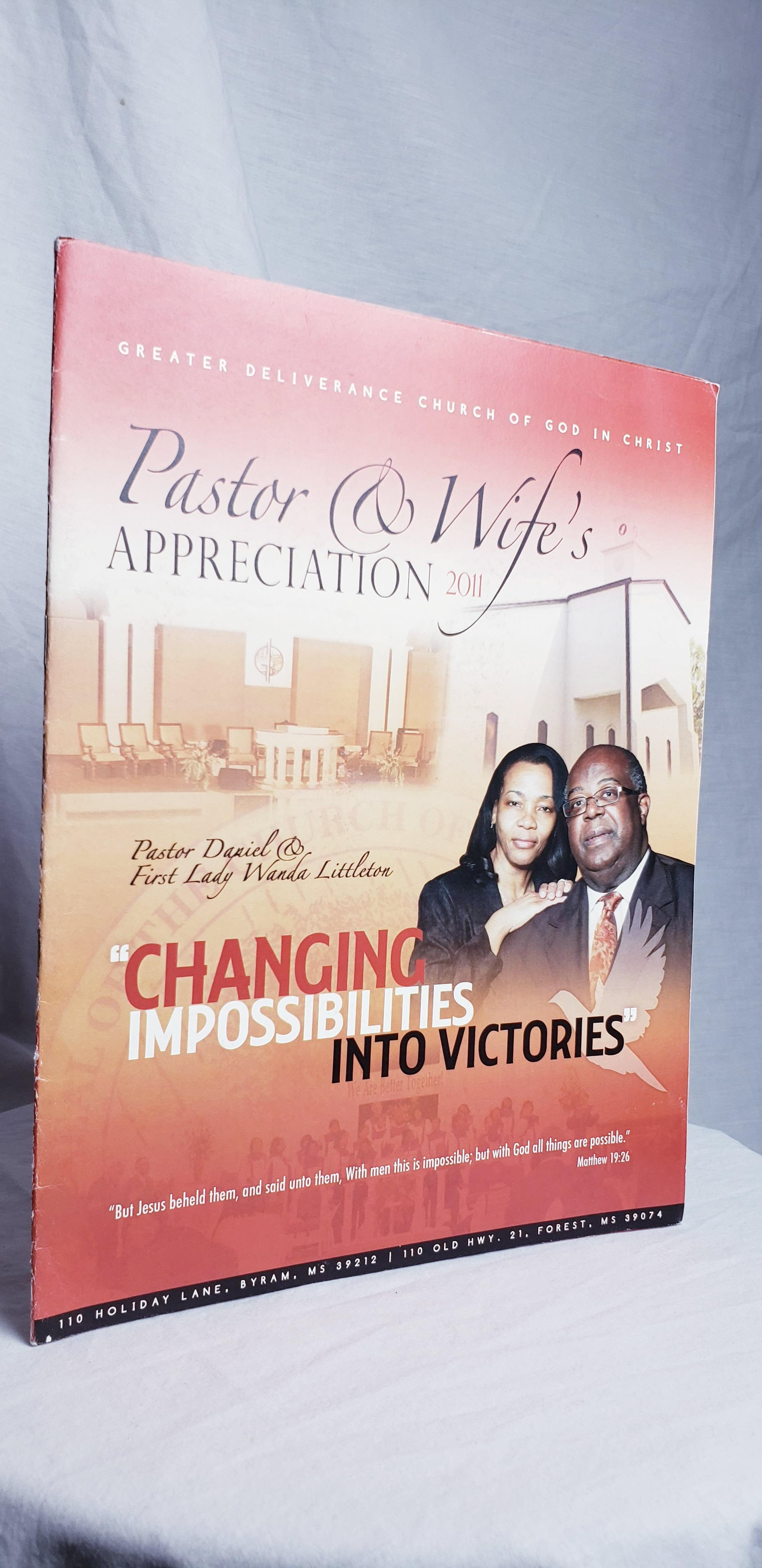 Church Program Booklet