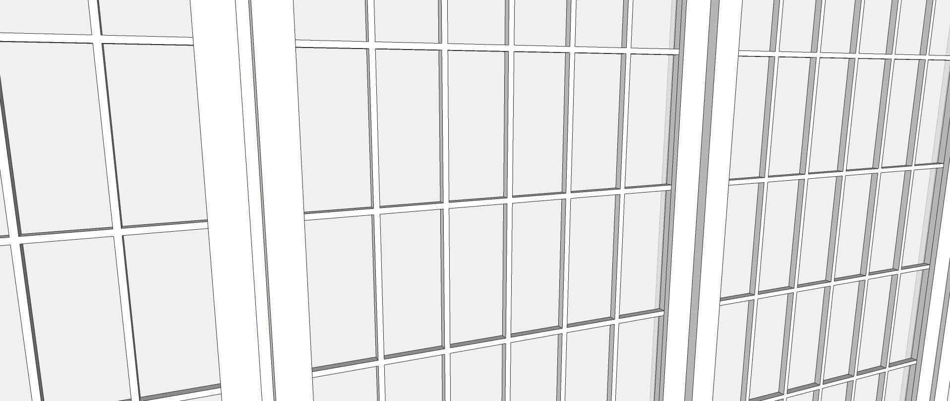 Work in progress! 3D Modelling a folding room divider, close ups of detail, considering set decoration/interior design. 
