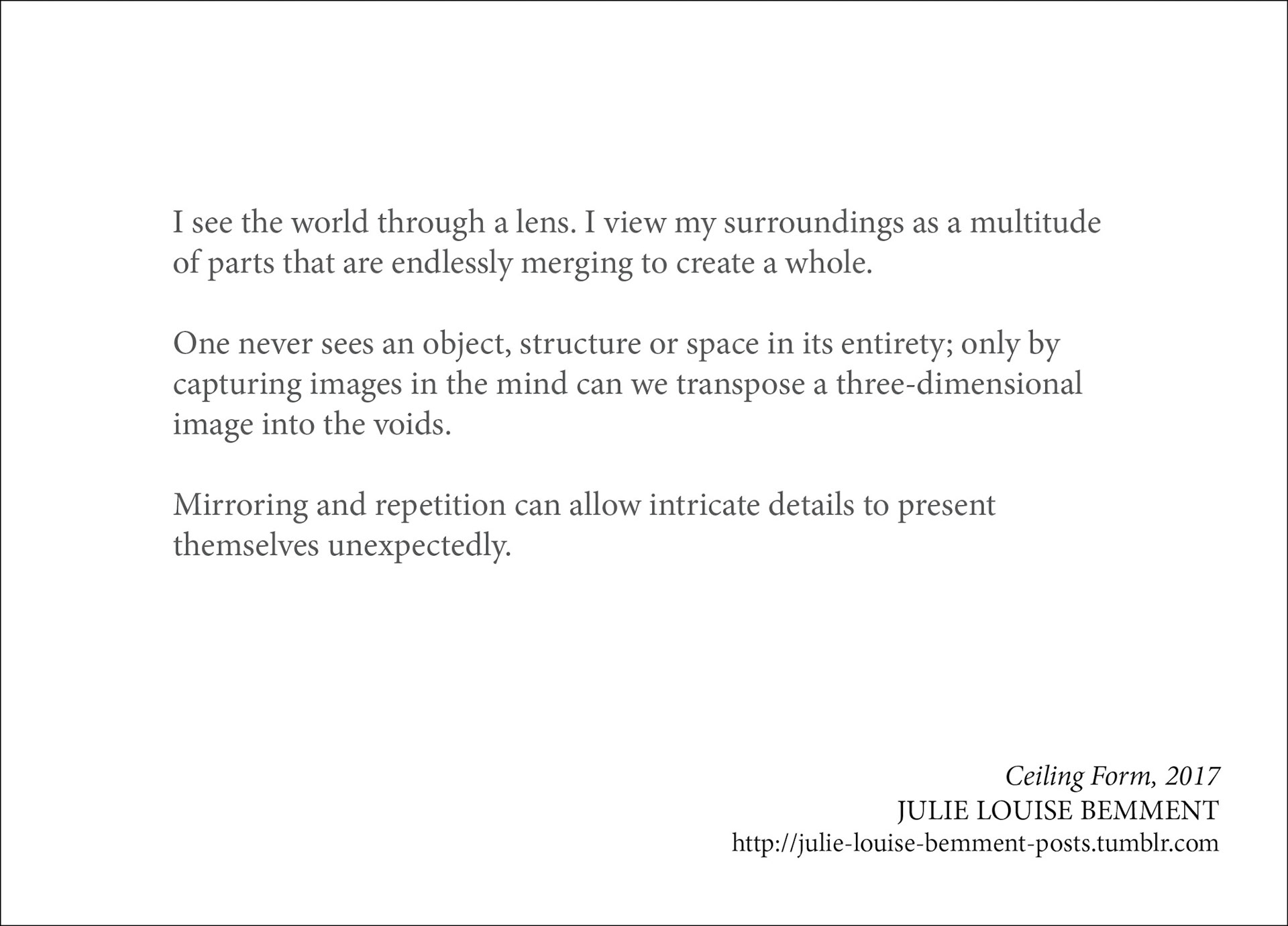 Art Card (Postcard) - Back
