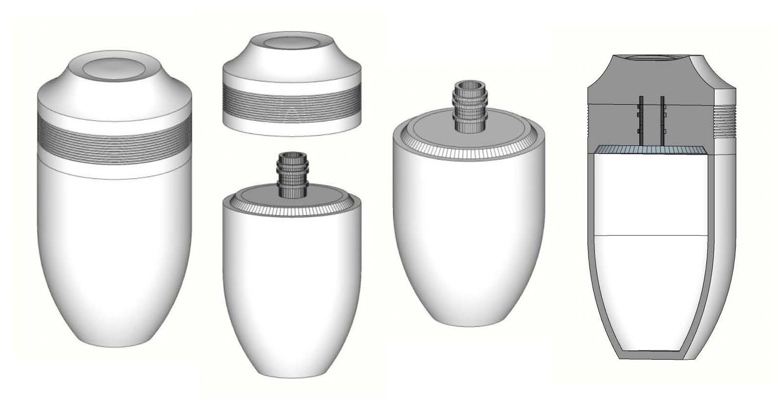 Cologne Bottle: 3D Modelling developments of the Cologne Bottle, presently in production within SketchUp.