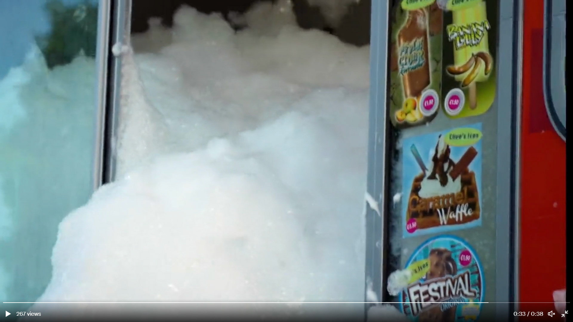 I assisted in the mixing of the ice cream special effects.