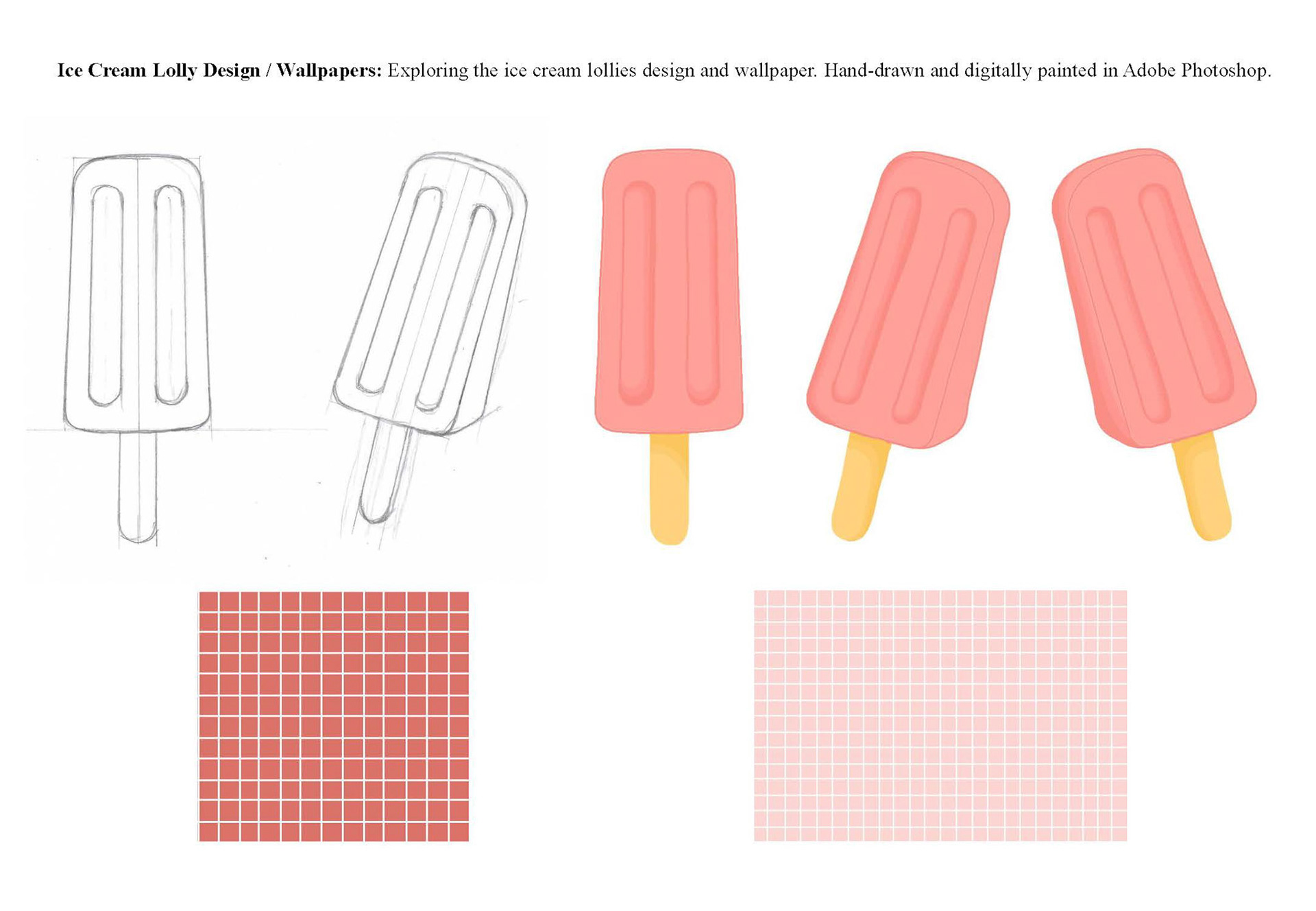 Classwork Project (Module - Types of Graphic Design): Development work