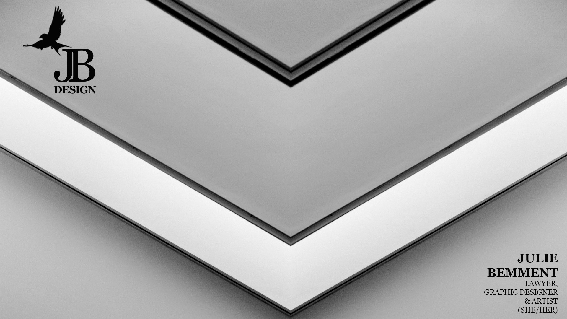 Virtual background with corporate identity and details template