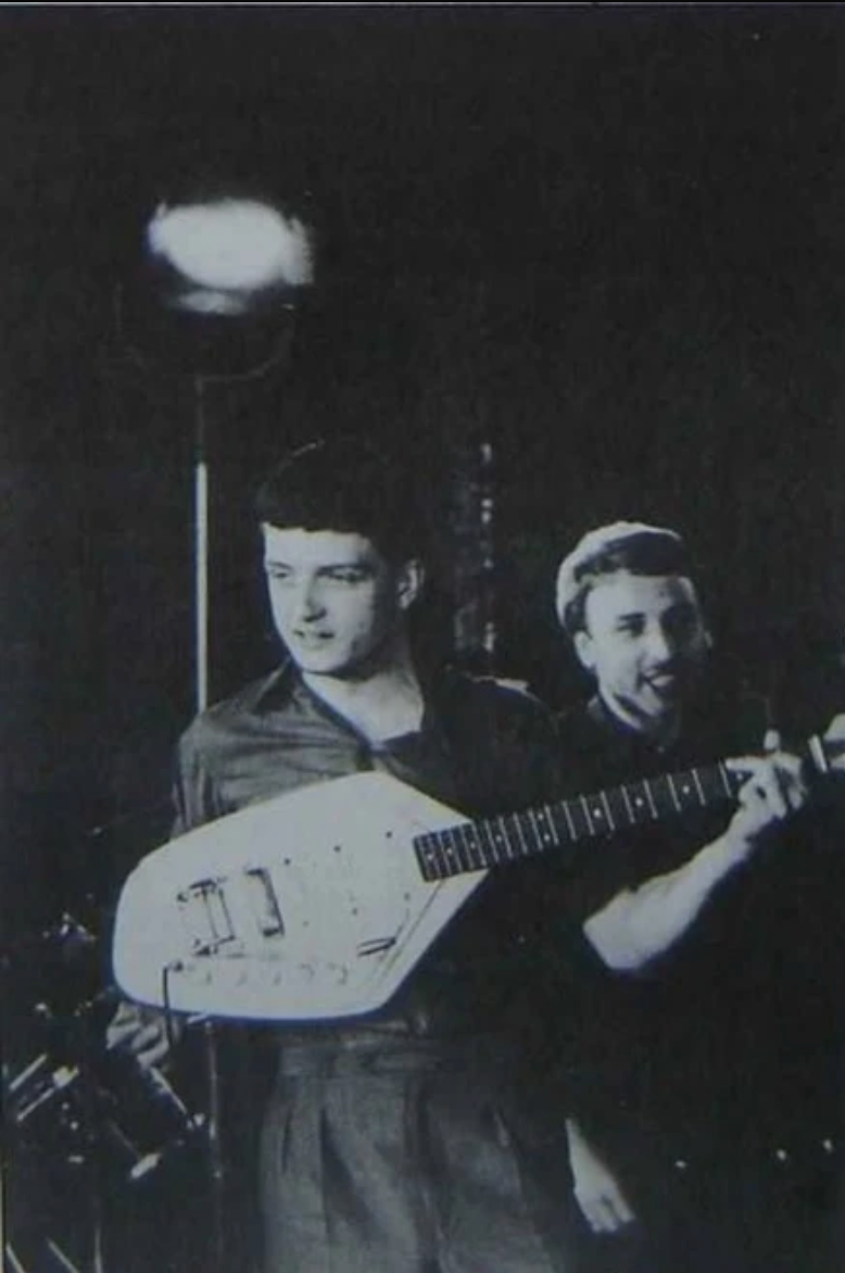 Vox Phantom Photo Joy Division Peter Hook and Ian Curtis