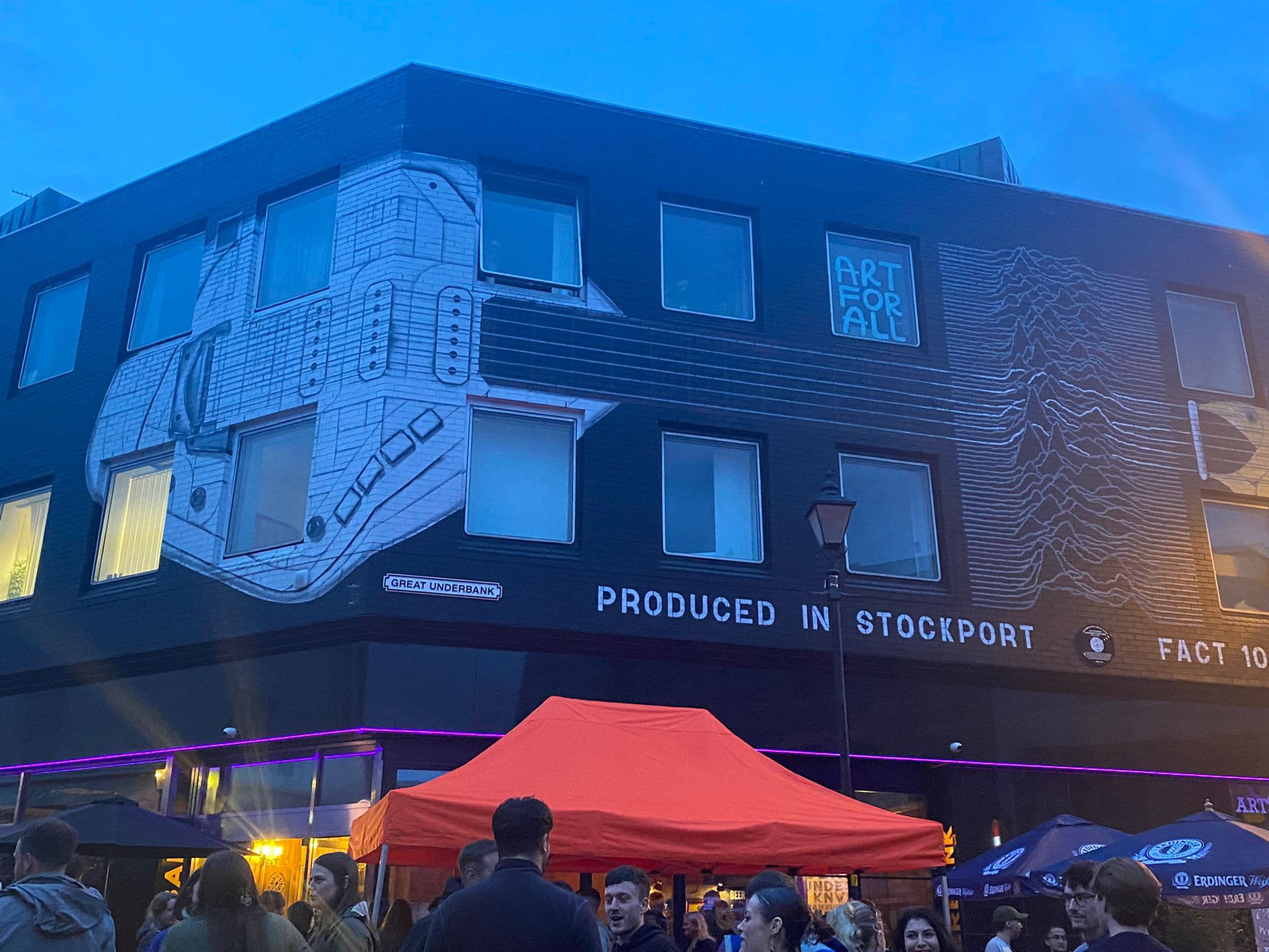 Otto Schade - Mural in Stockport 2025