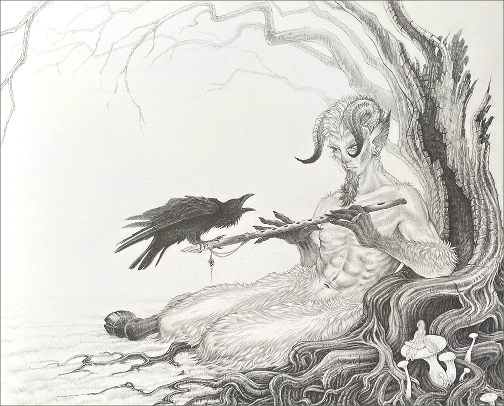 Disturbance - Graphite 24 x 18