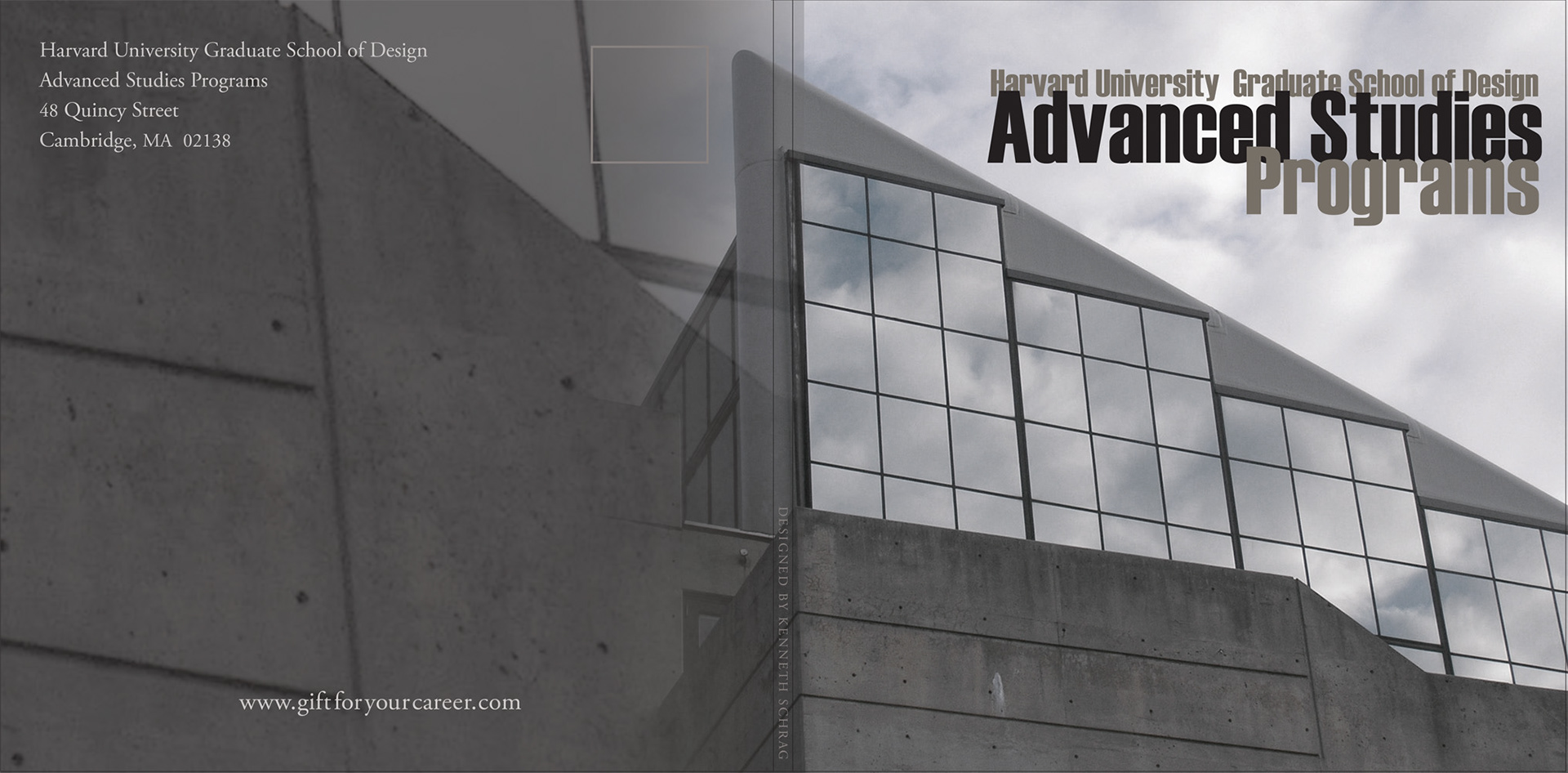 Harvard GSD Advanced Studies Programs Mailer Brochure