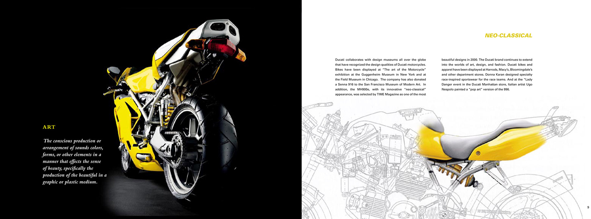 Annual Report spread concept