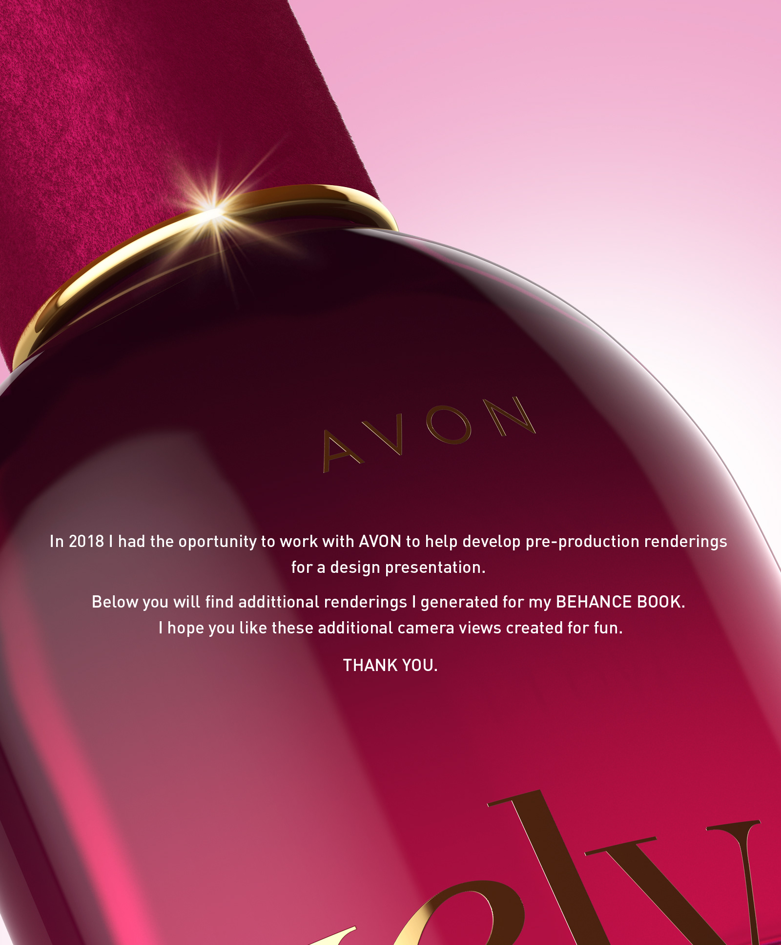 Omar Seneriz - AVON 3D MODELING & RENDERING