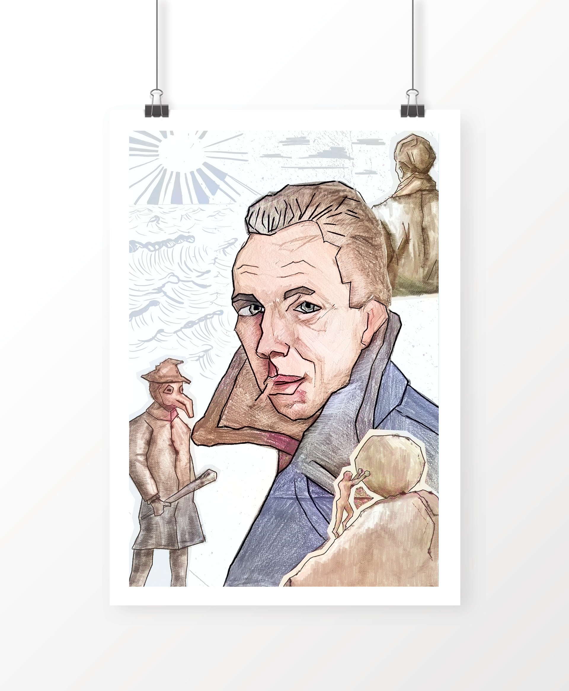 Albert Camus (author of The Outsider, The Plague, The Myth of Sisyphus)