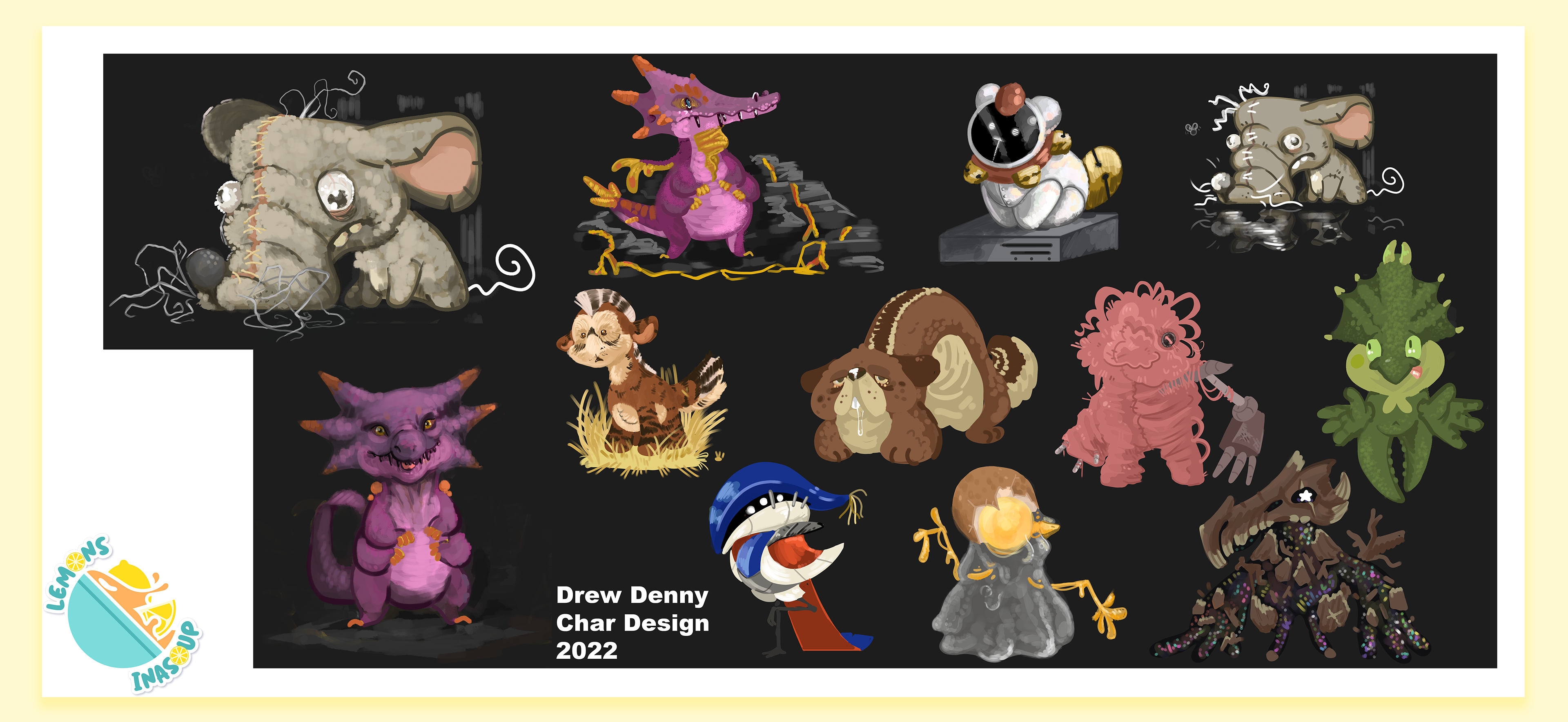 Character rendering doodles