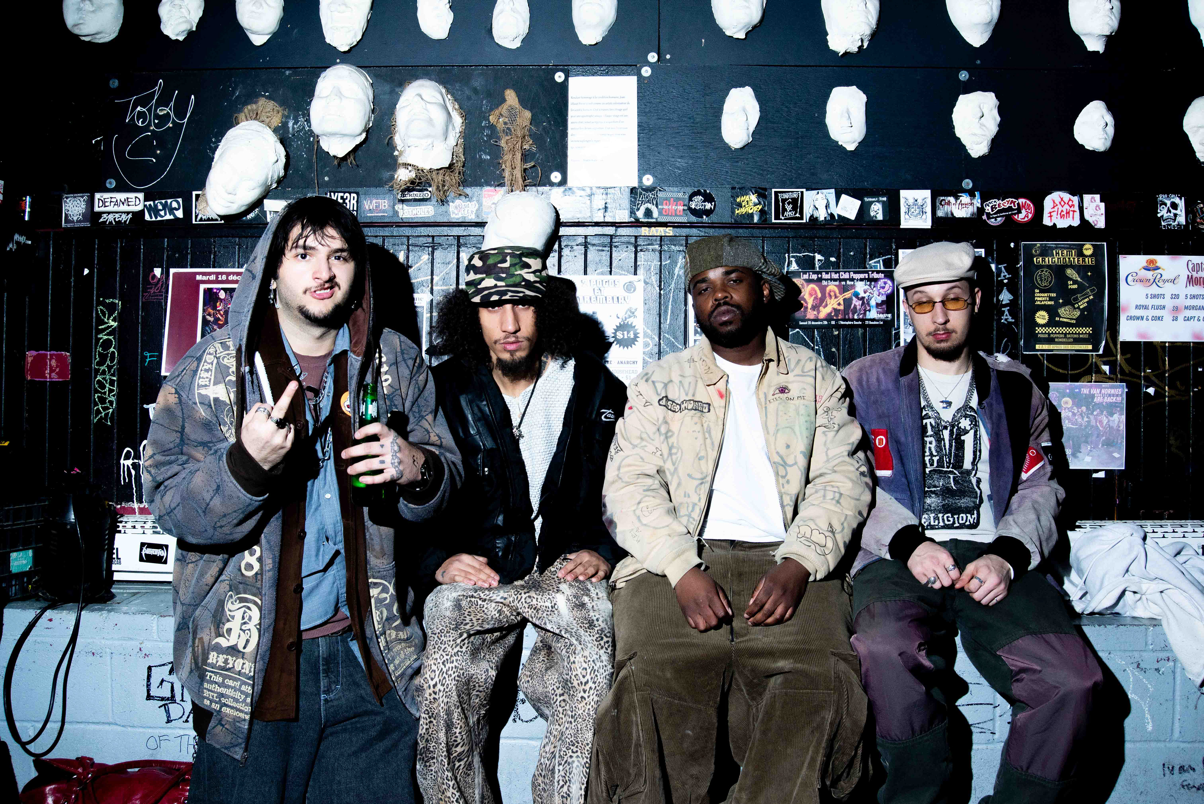 LEFT TO RIGHT: P4BLO, CAIO, GOGEY, JACK