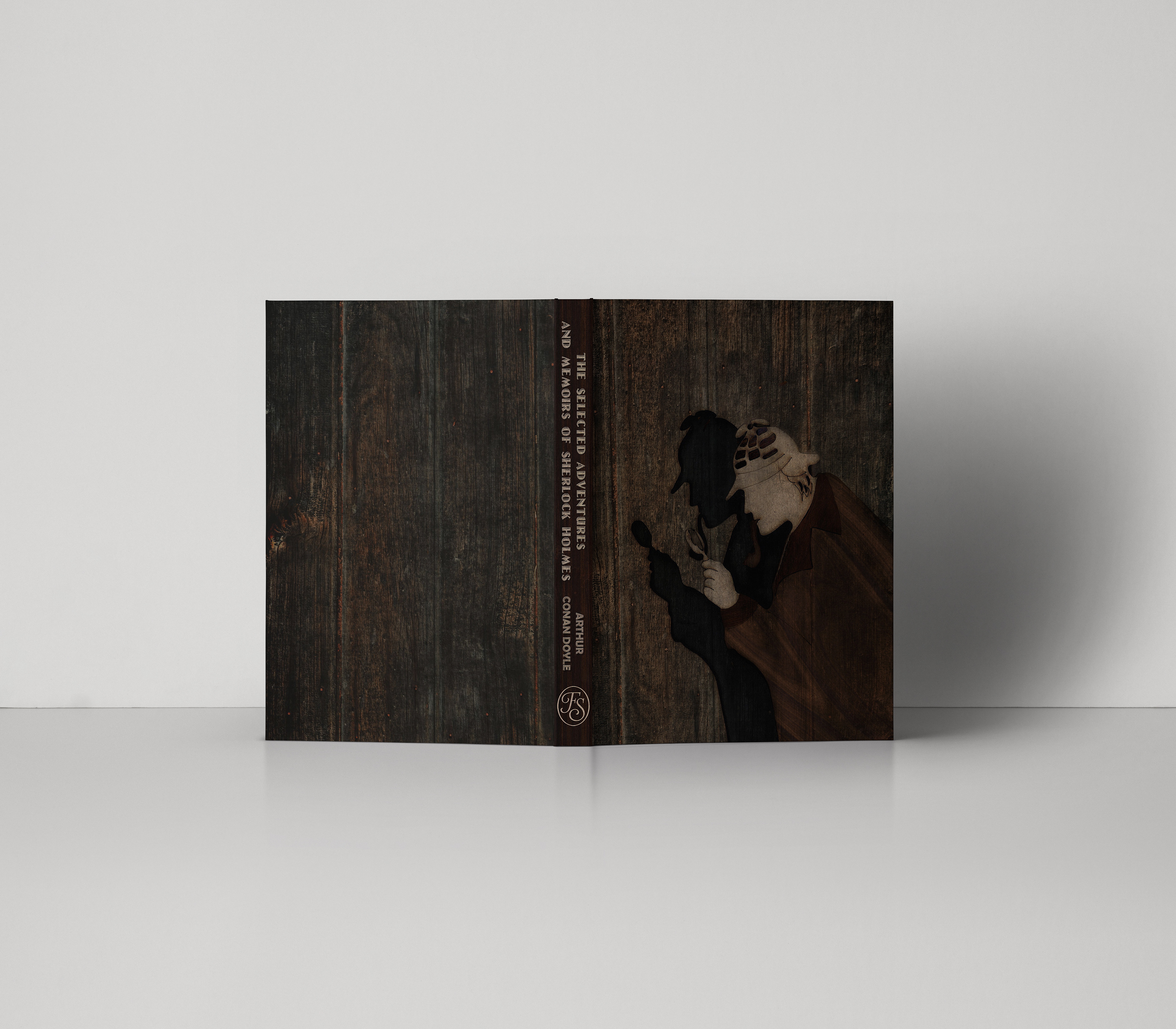 Book Cover concept for 'The Selected Adventures and Memories of Sherlock Holmes'
