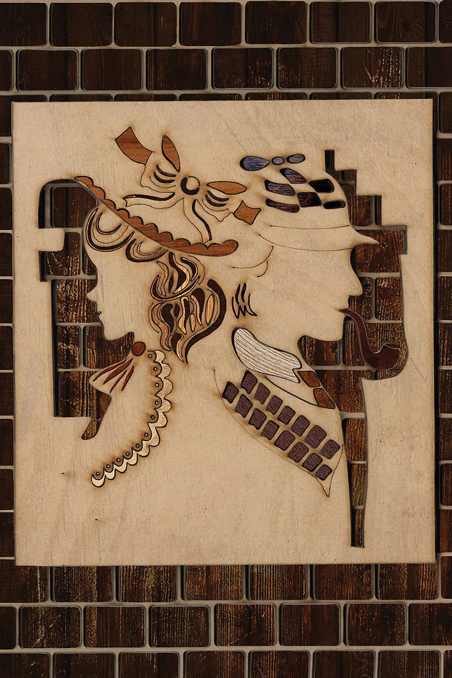 'A Scandal in Bohemia', mixed media
