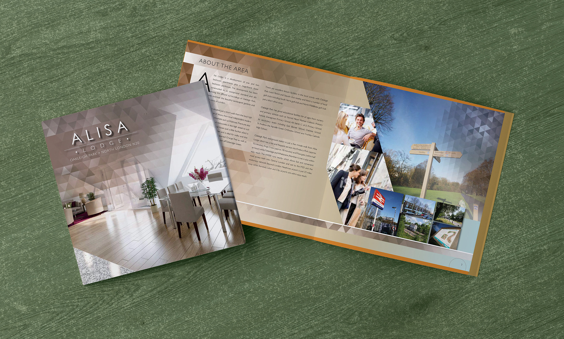 Property brochure design and layout floorplans