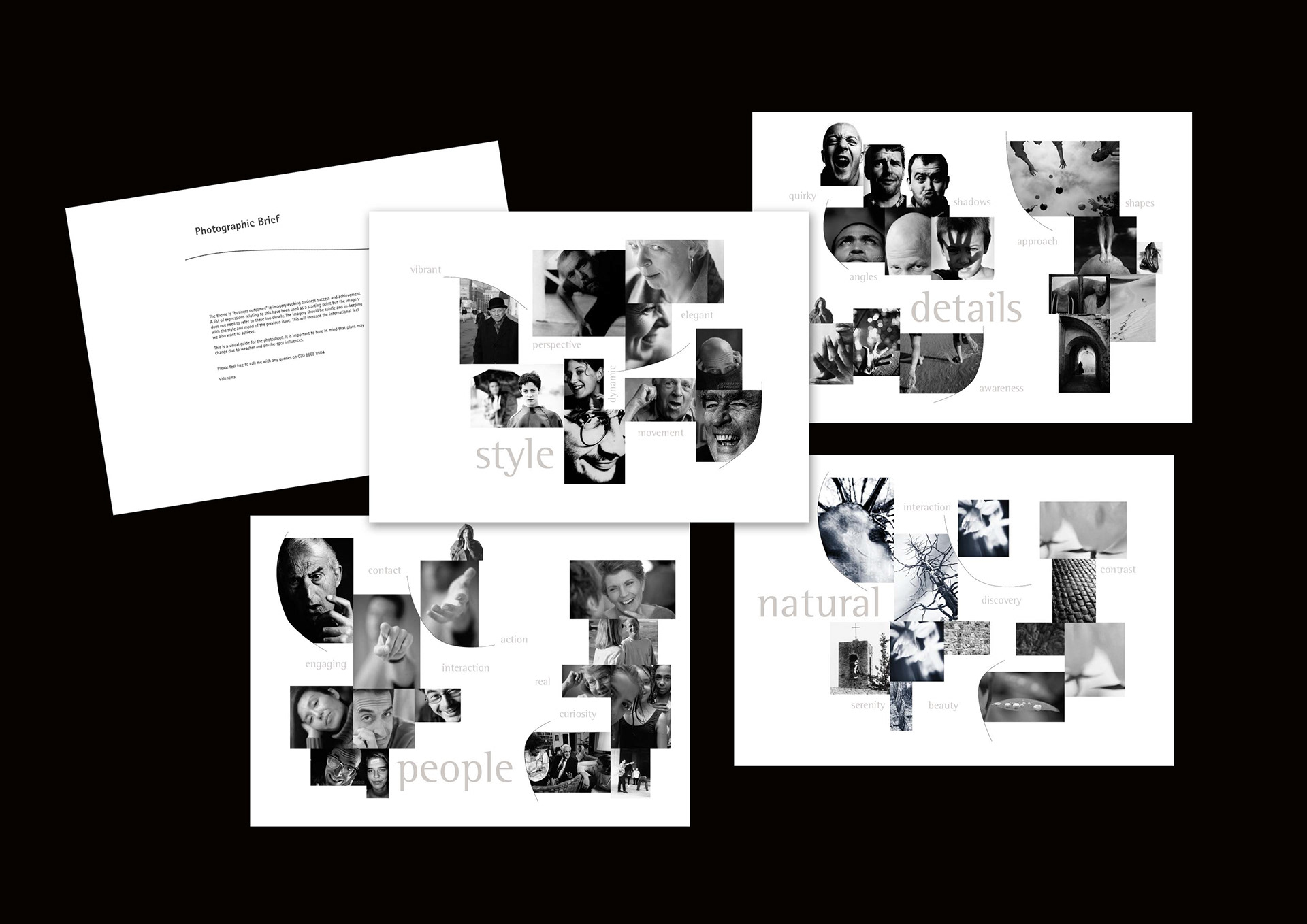 Editorial magazine design photography art direction