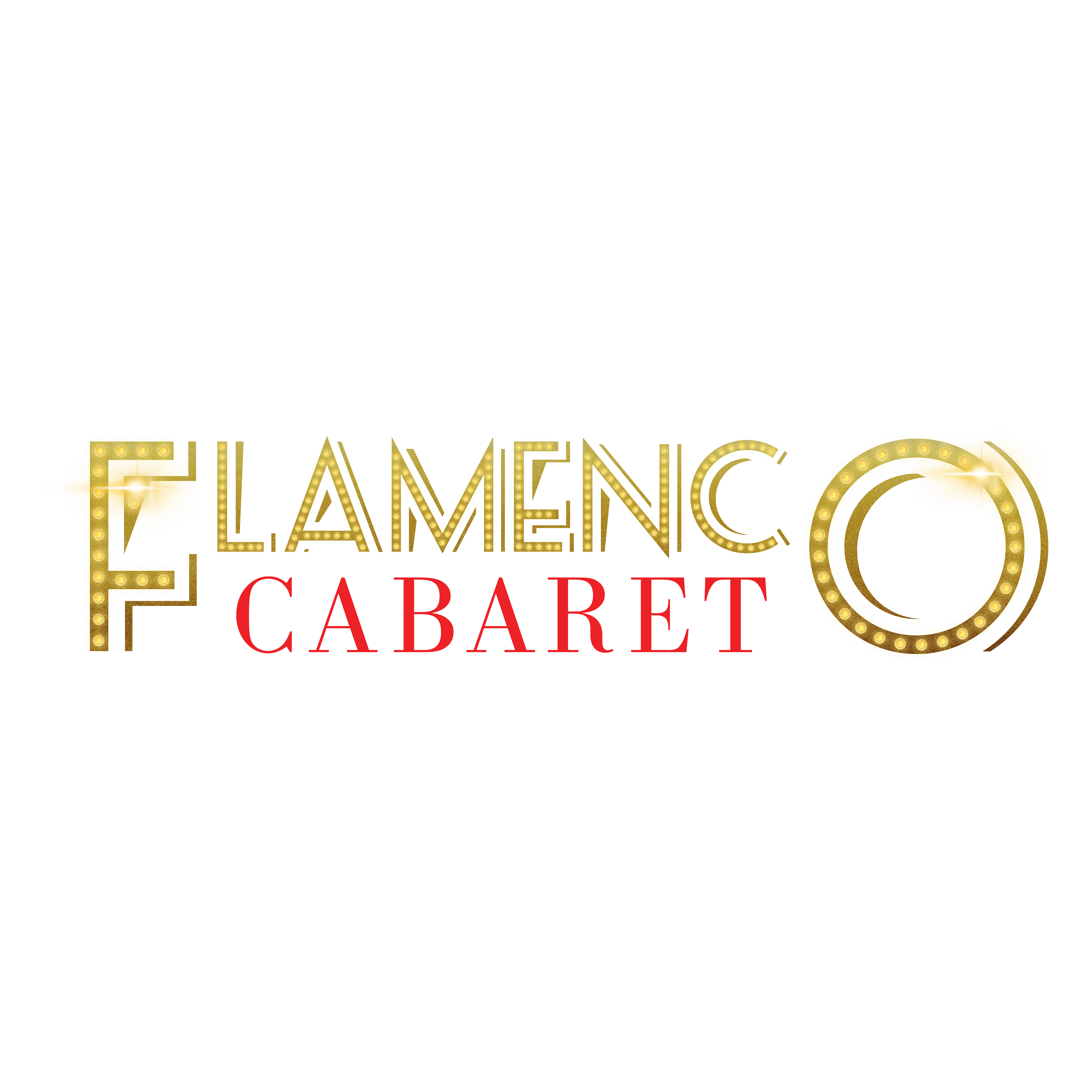 Logo para um evento de flamenco e cabaré