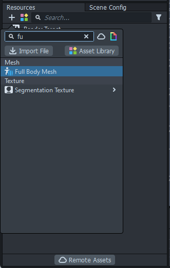 Add a full body mesh to resources