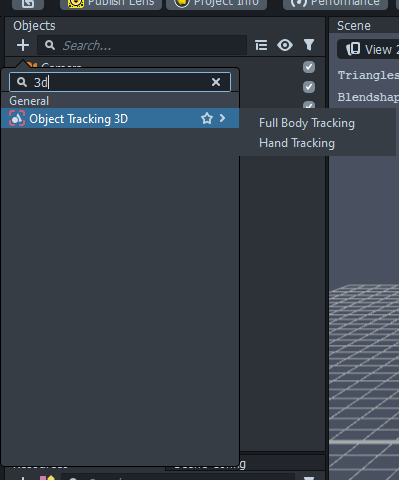 Add 3D full body tracking to the scene