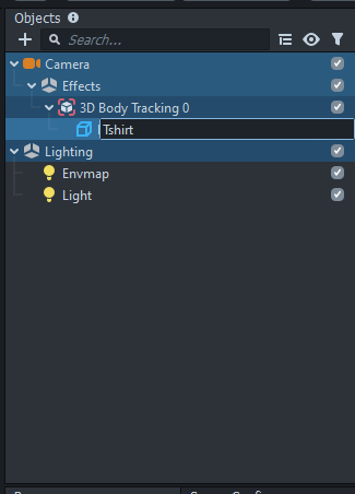 Create an empty child object