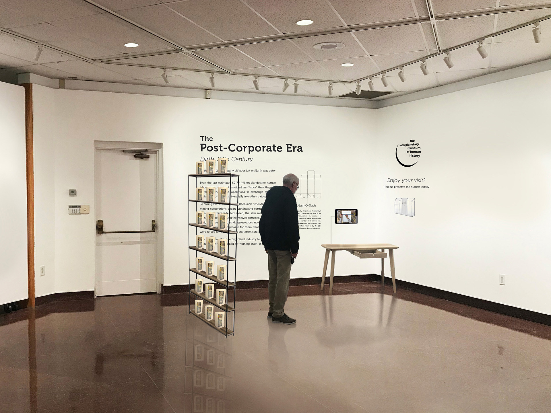 Option 3: Immersive installation for a "museum from the future"