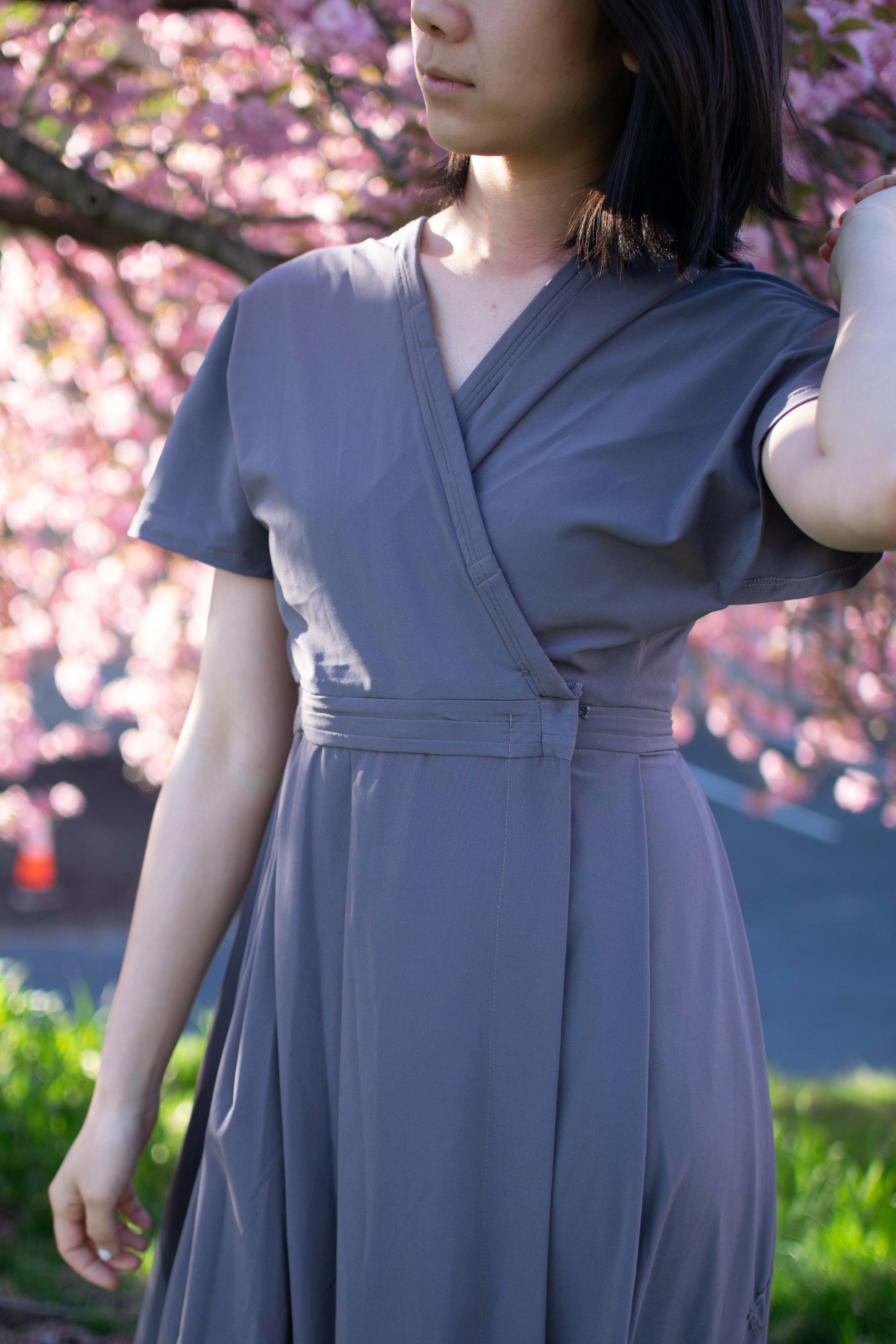 "I could make it specific to my taste, whilst controlling the amount of drape it had and the embellishments and color."