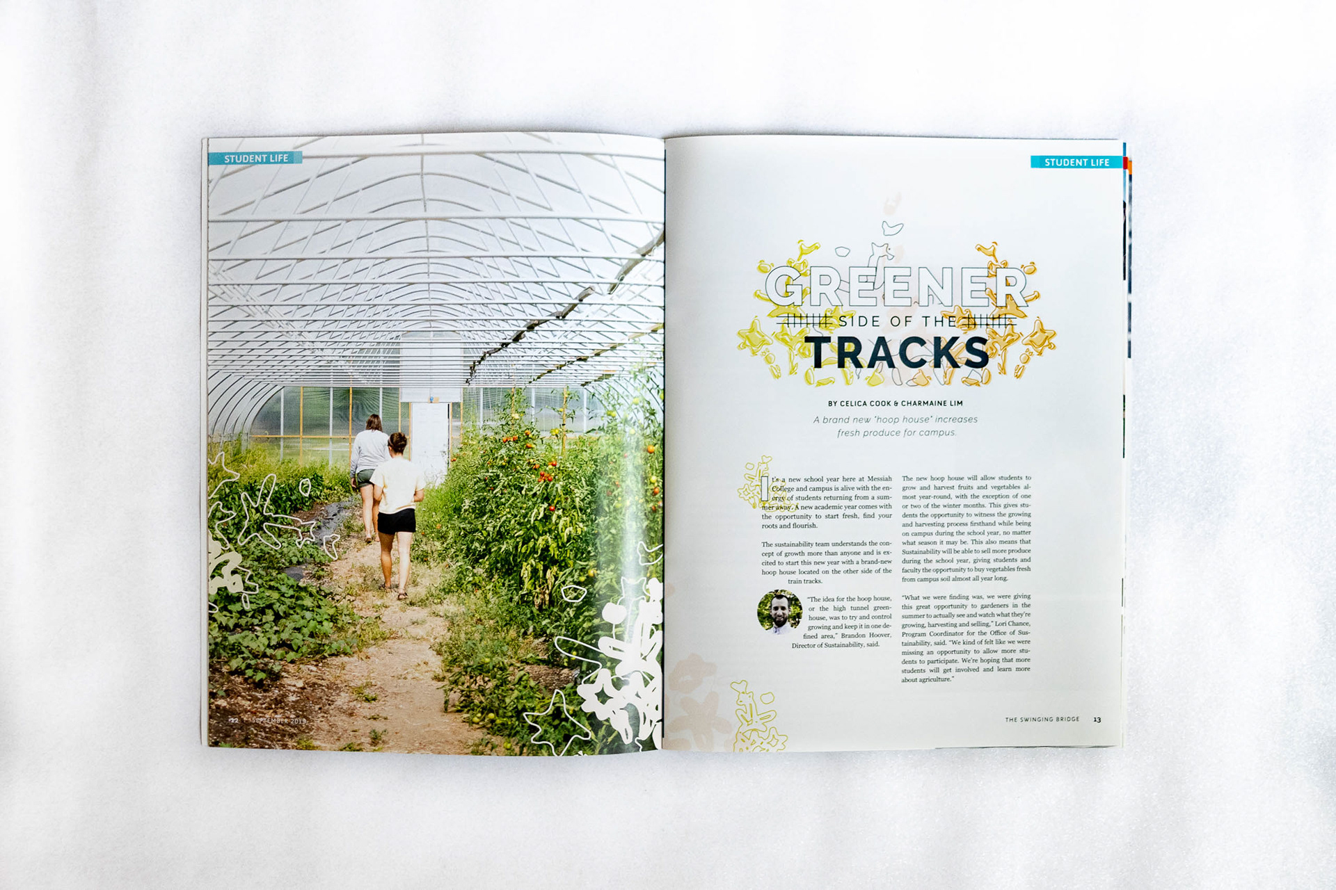 Spread Design & Photography: Cover Article