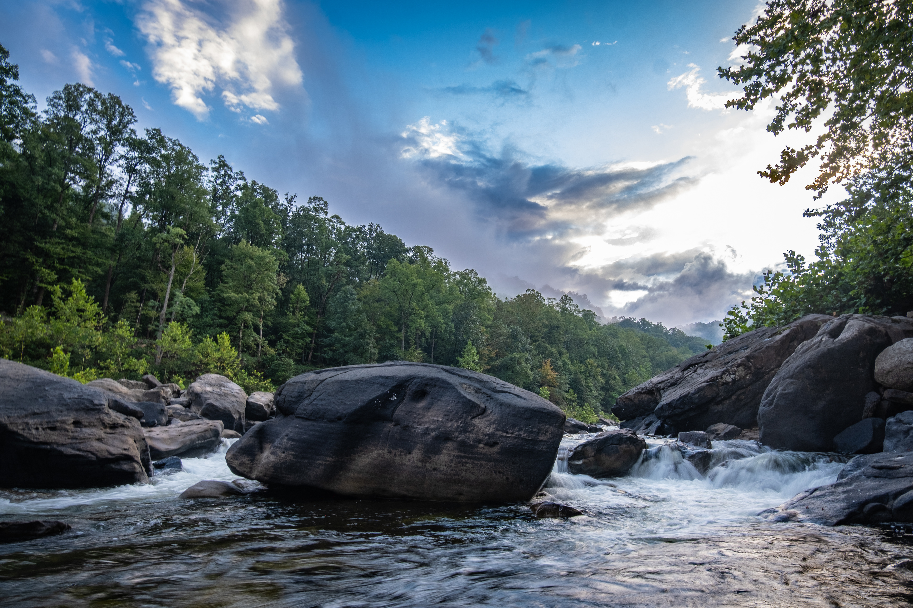 Calamity Rock, Cheat River, WV