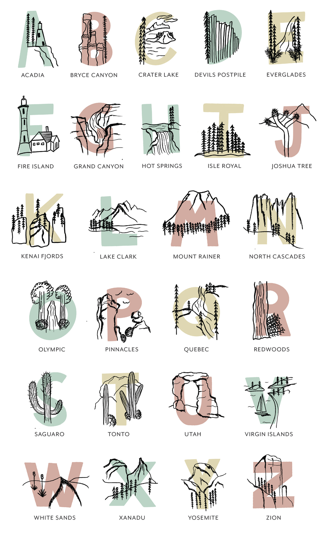 Lettering Alphabet