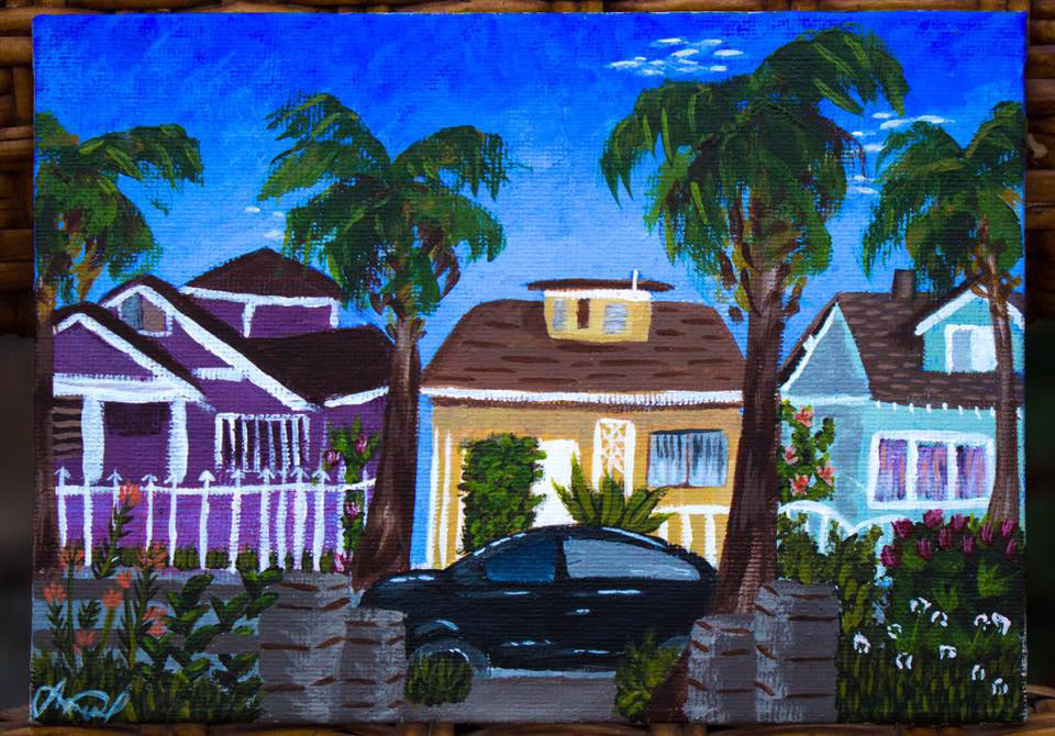 "View from the Avenue" Acrylic, 2017