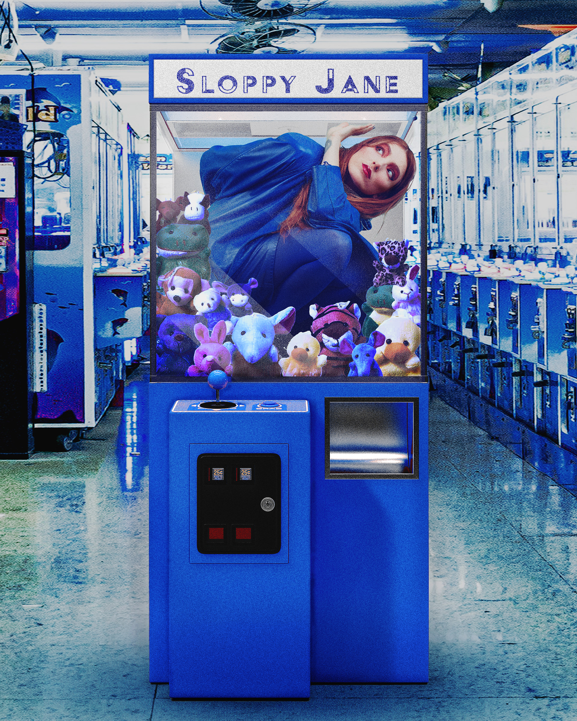 Green Screen and entire image rendered by me.