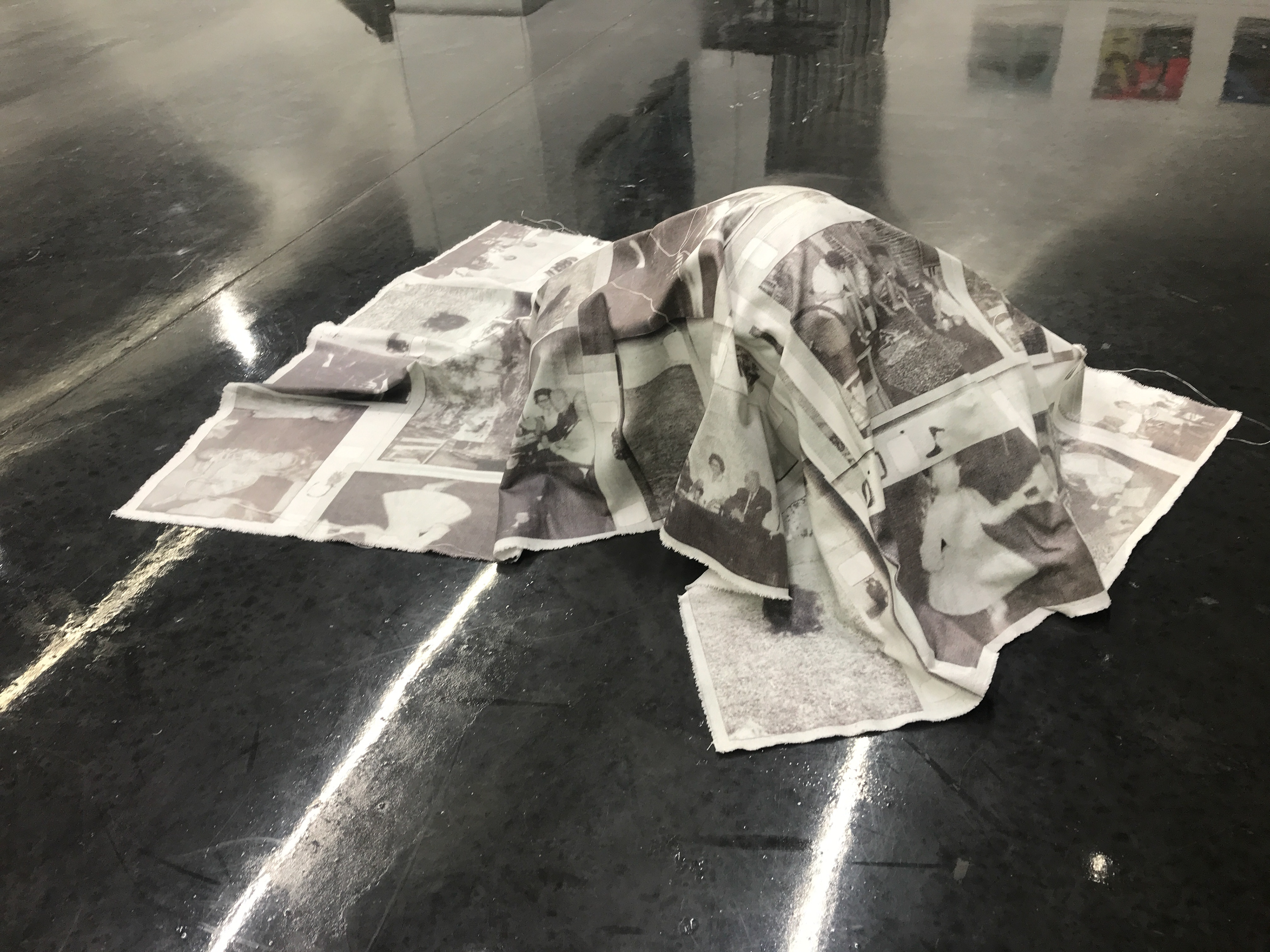 Collective Celebrations. Solvent transfer on canvas. 2020