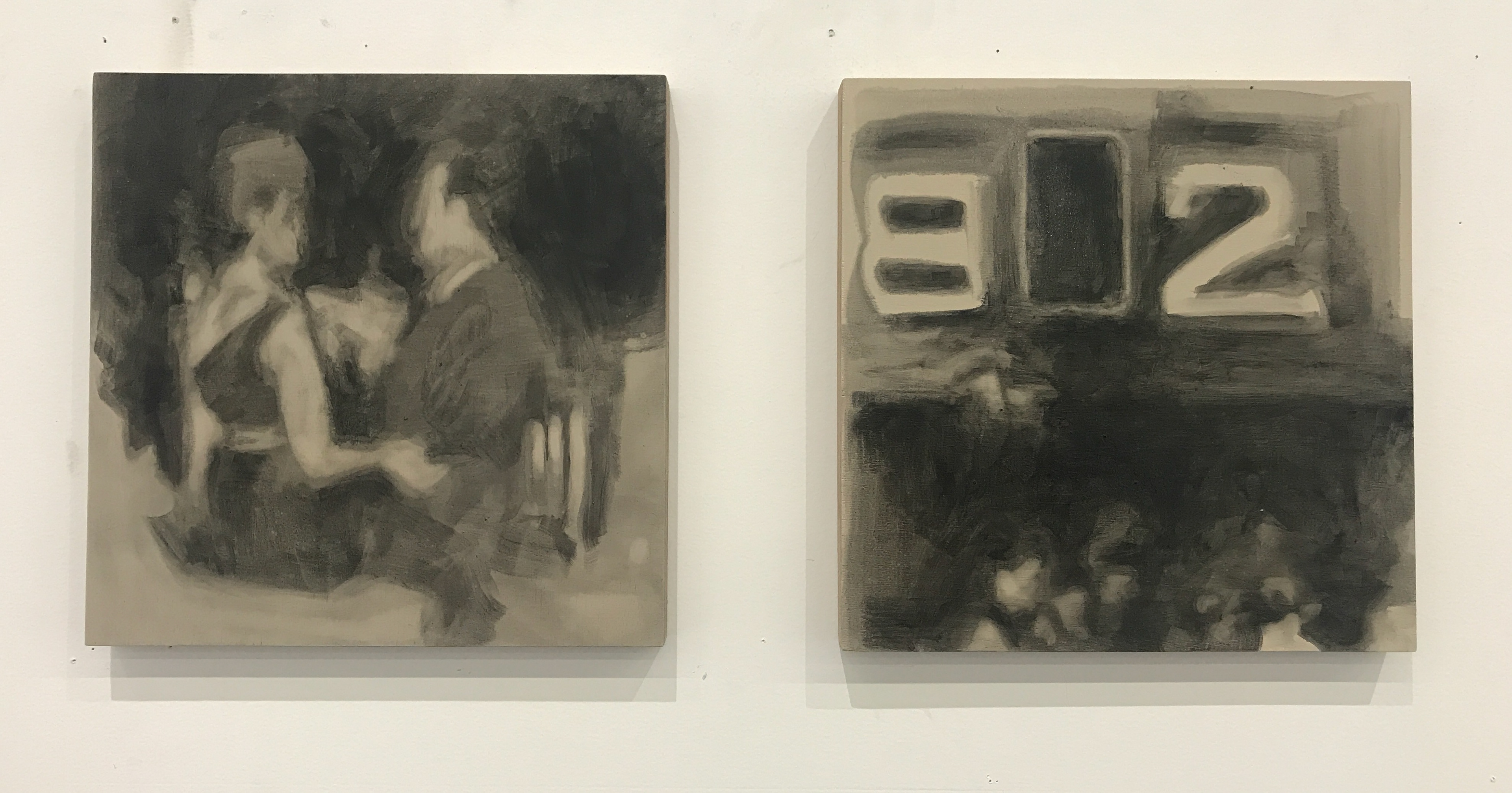 Fragile Memories. Oil on board. 2020