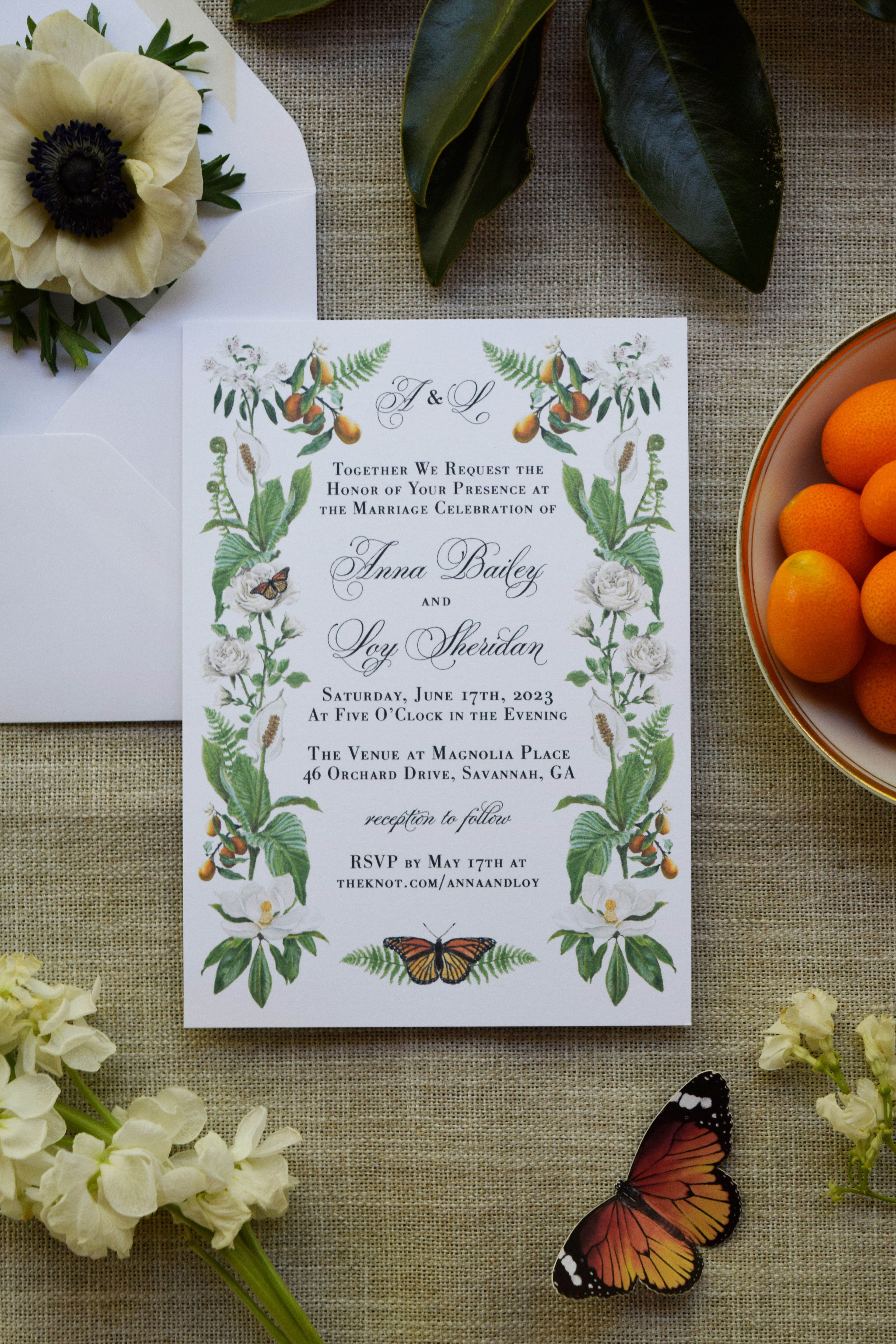 5x7 invitation