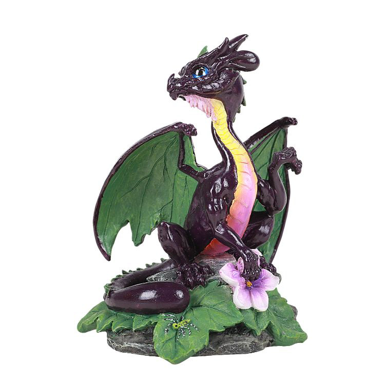 Raspberry Dragon Figurine by Stanley Morrison: Dragon Gifts & Collectibles  — FairyGlen Store