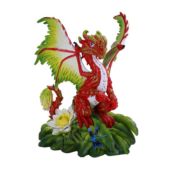 Raspberry Dragon Figurine by Stanley Morrison: Dragon Gifts & Collectibles  — FairyGlen Store