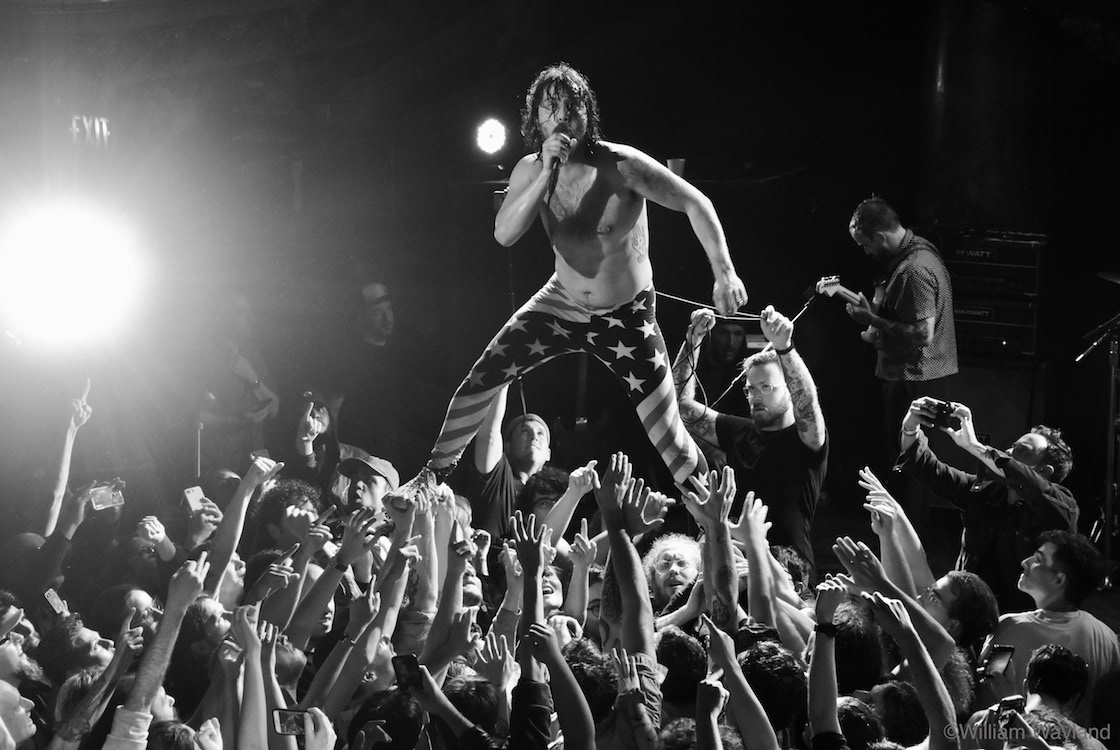 Mark Bowen of IDLES at Great American Music Hall in San Francisco by William Wayland