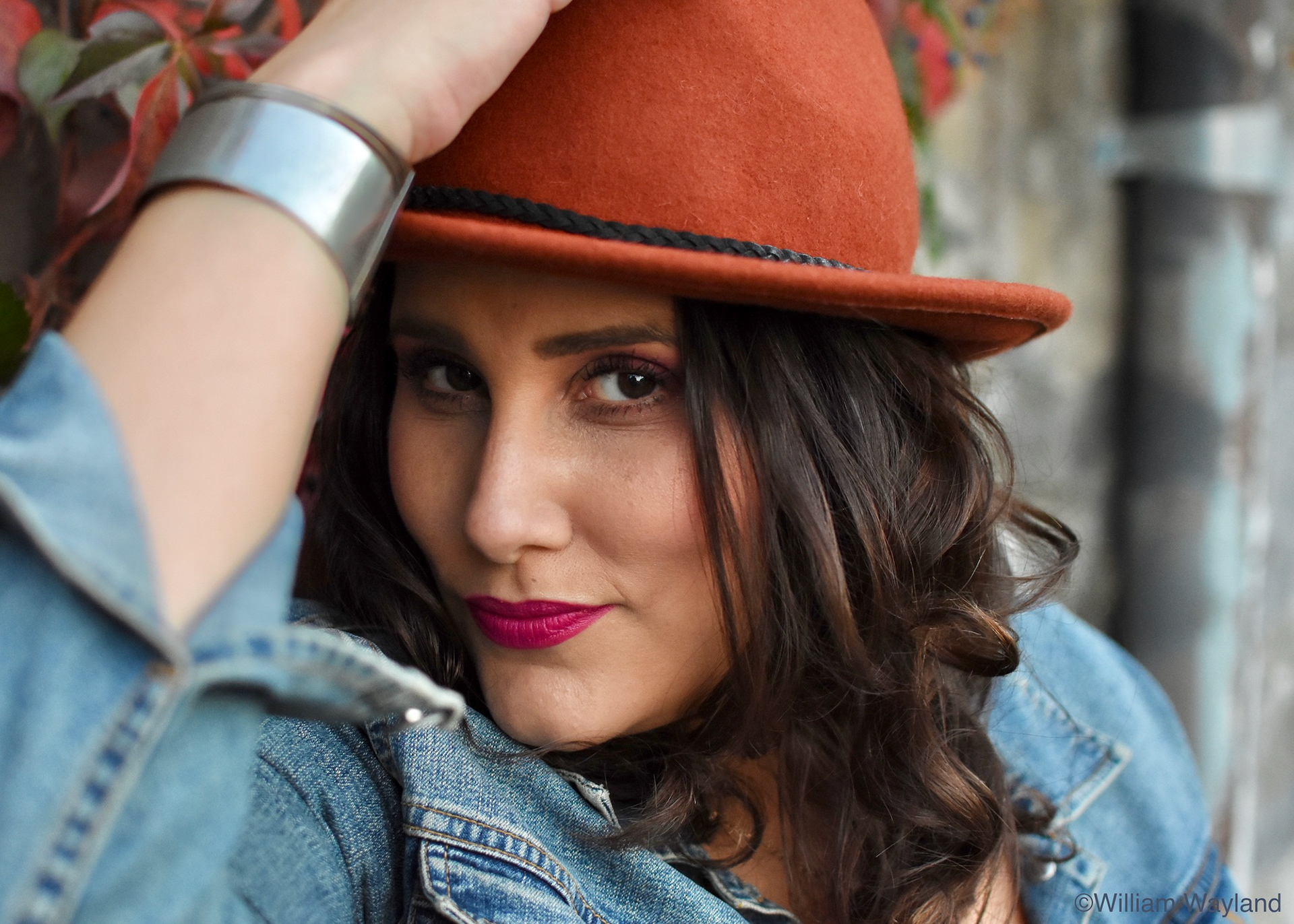 Color portrait of singer Noelle Glory by William Wayland
