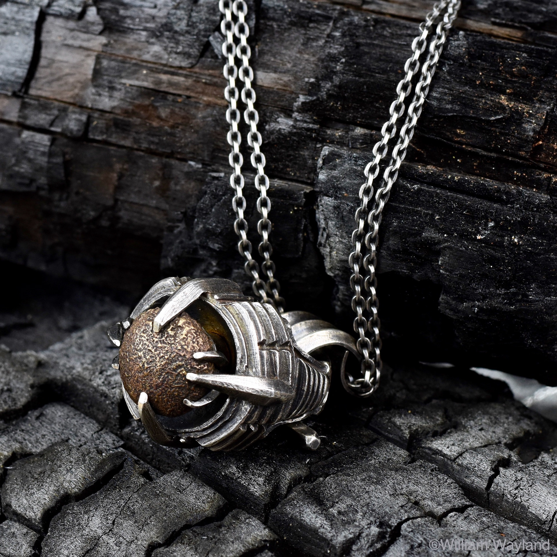 Ring on necklace by Heidi Metal Design by William Wayland