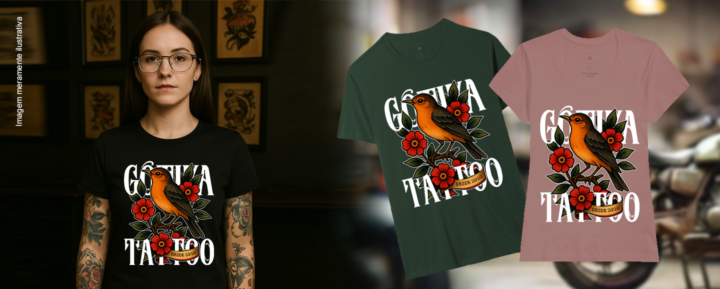 Loja Camiseta tatuagem tattoo pintura quadrosestúdio vila mariana zona sul são paulo 