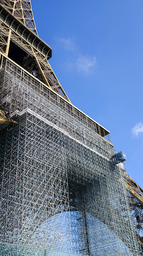 XXe campagne de peinture tour Eiffel - ALTRAD PREZIOSO