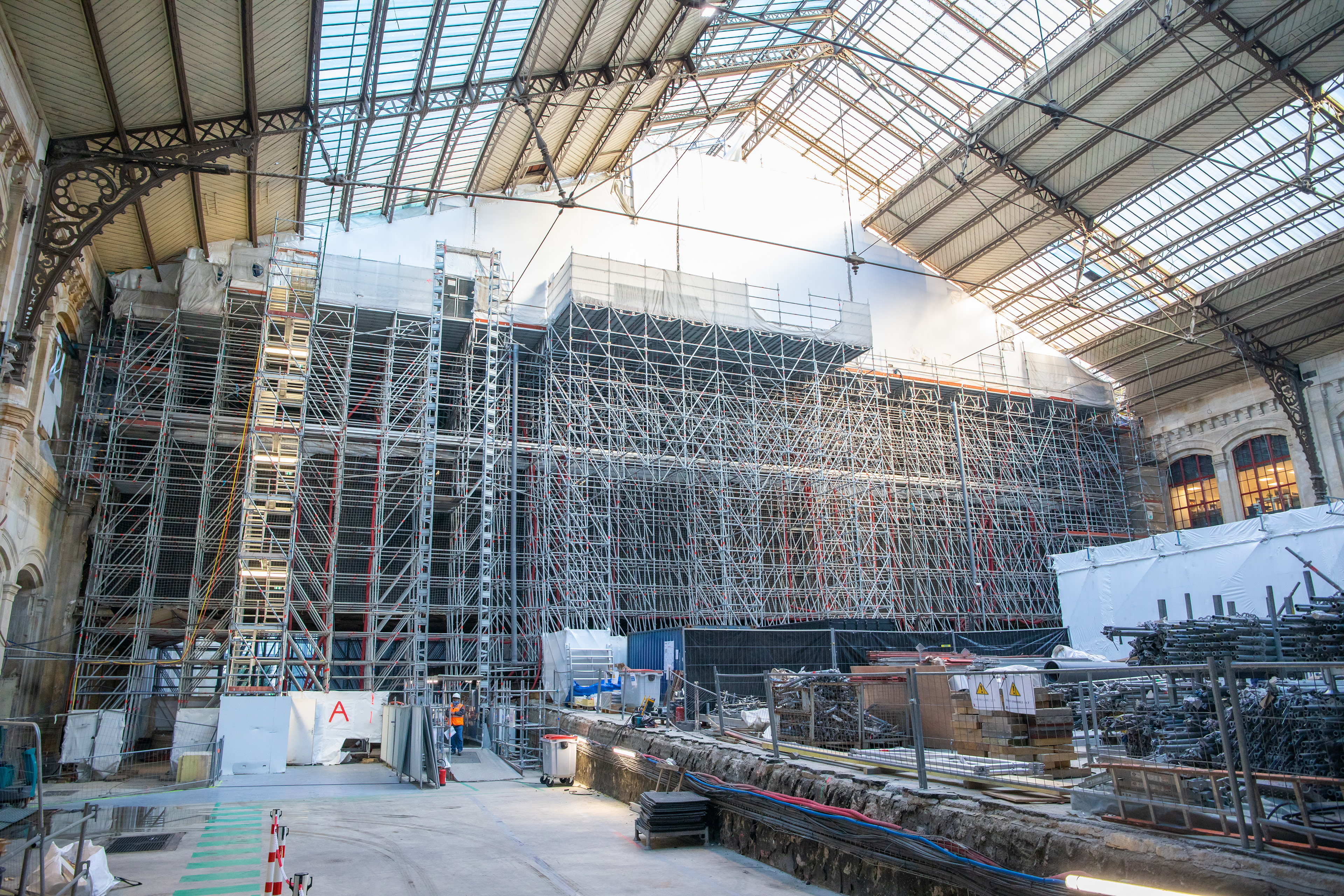 Renovation charpente métallique gare d'Austerlitz