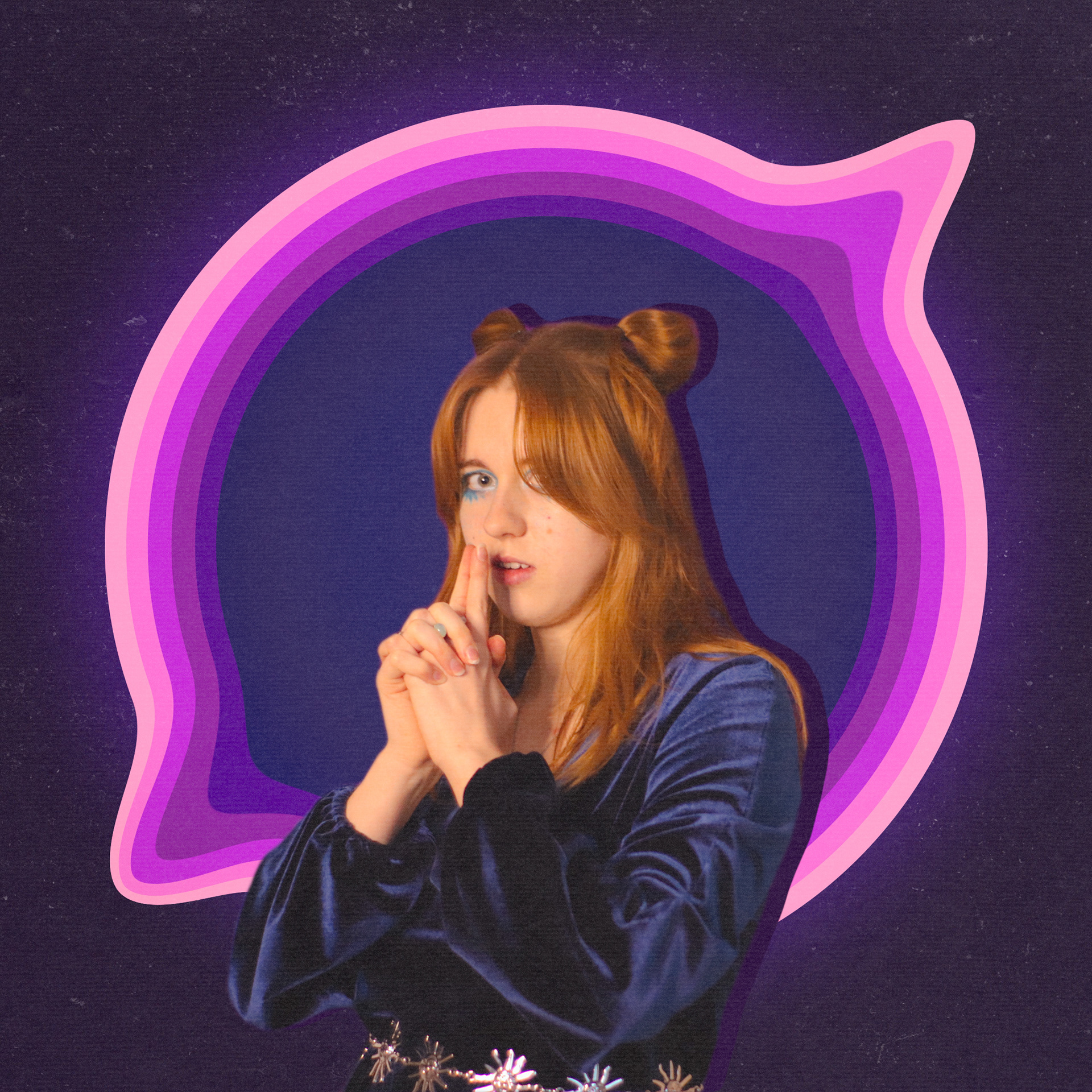 Groovy Space Girl - Purple Version