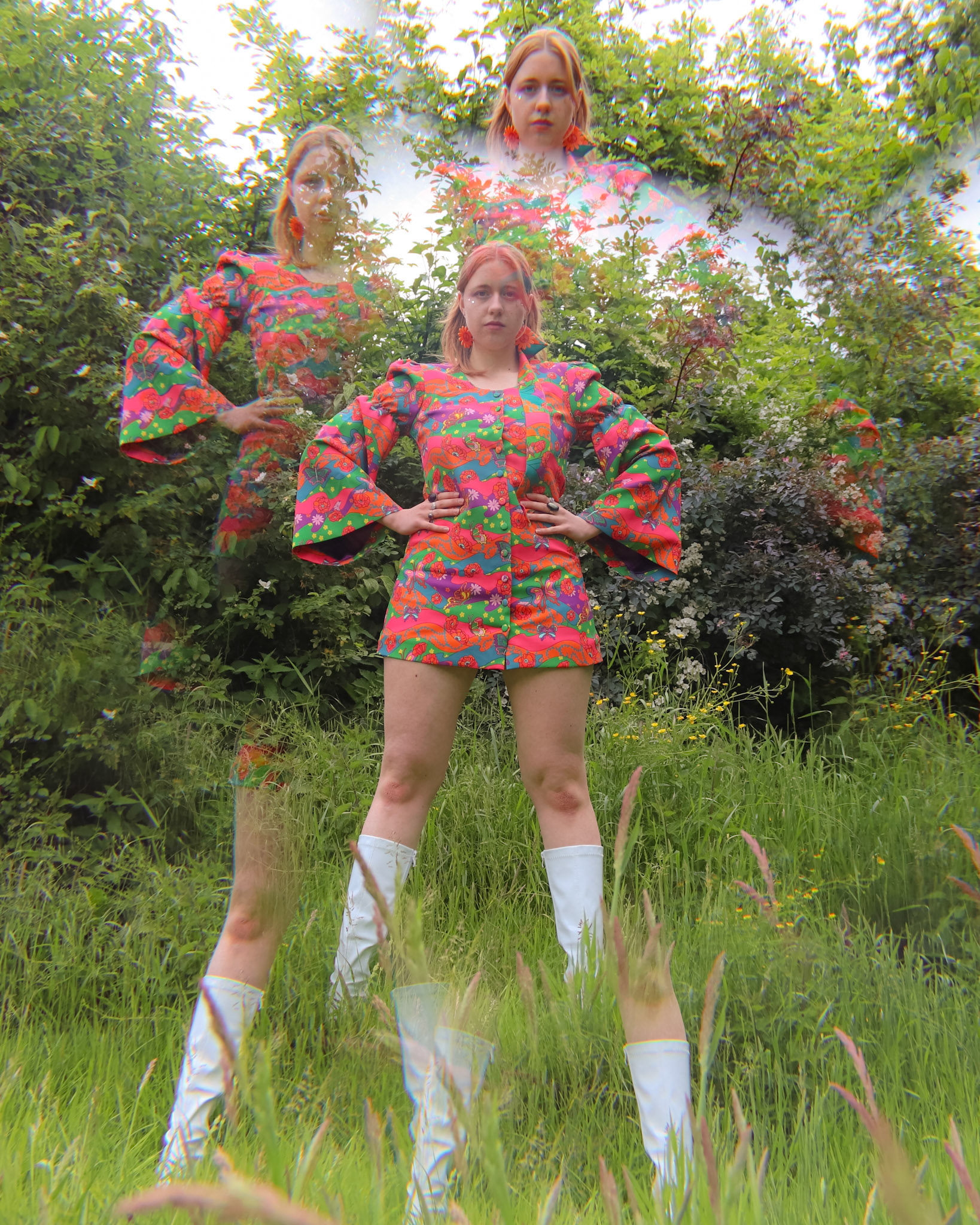 Shoot I did that’s heavily inspired by 60's psychedelia and mod fashion.
