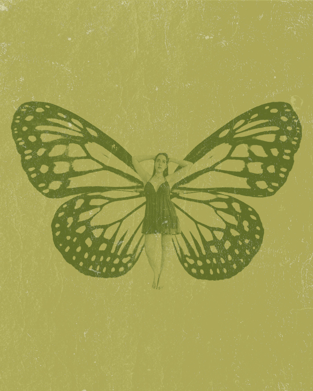 Butterfly Creative Self Portrait, 2021