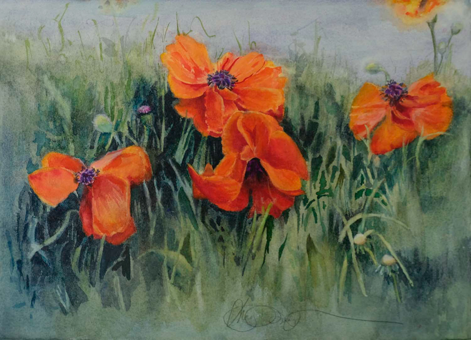 Mary P Murphy, Fine Art - Watercolor