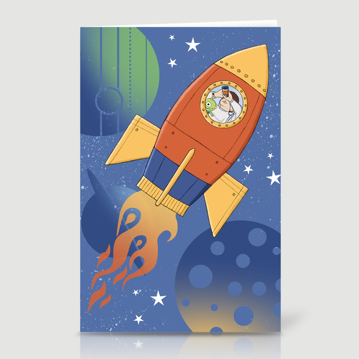 Folded Greeting Card
