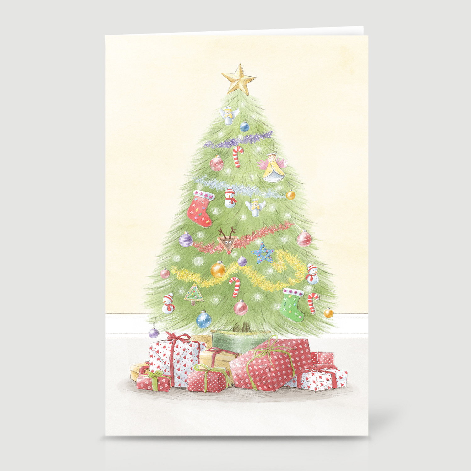 Folded Christmas Card
